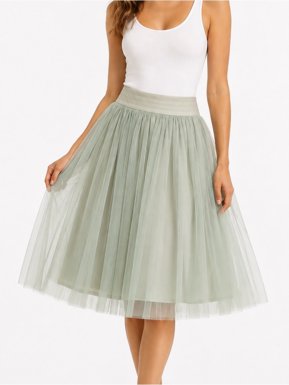 Anthropologie A’reve Tulle Midi Skirt | Balletcore Fairycore Romantic boho skirt